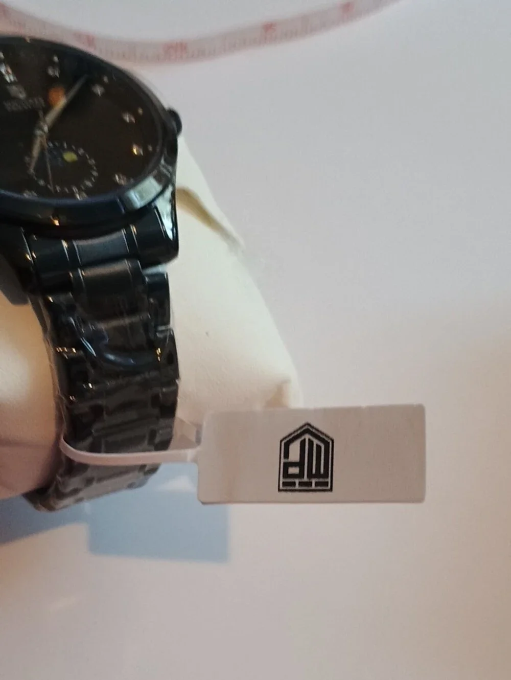 Montres Prestige Men's Black Dress Watch